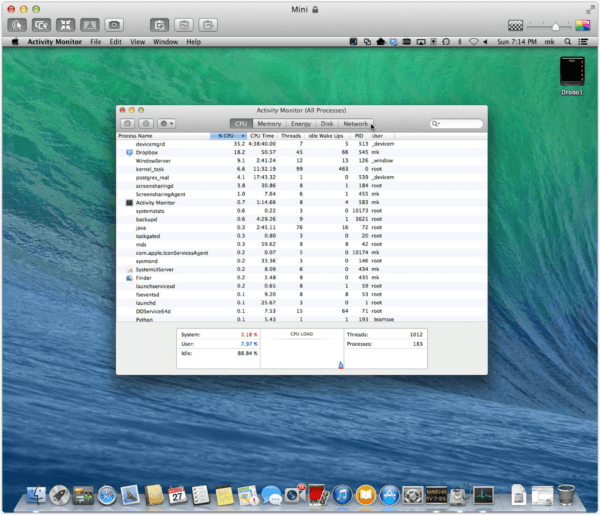 It's also using significant CPU cycles