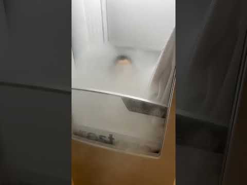 My wife's first cryotherapy session