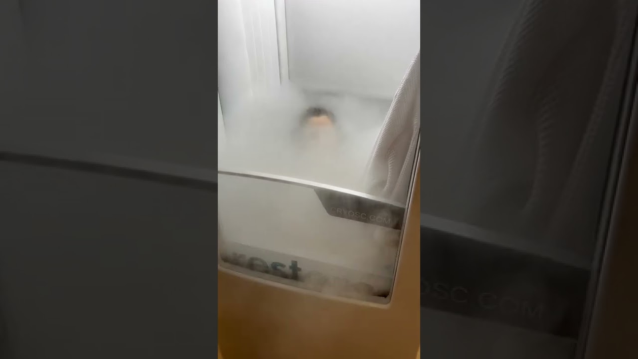 My wife's first cryotherapy session