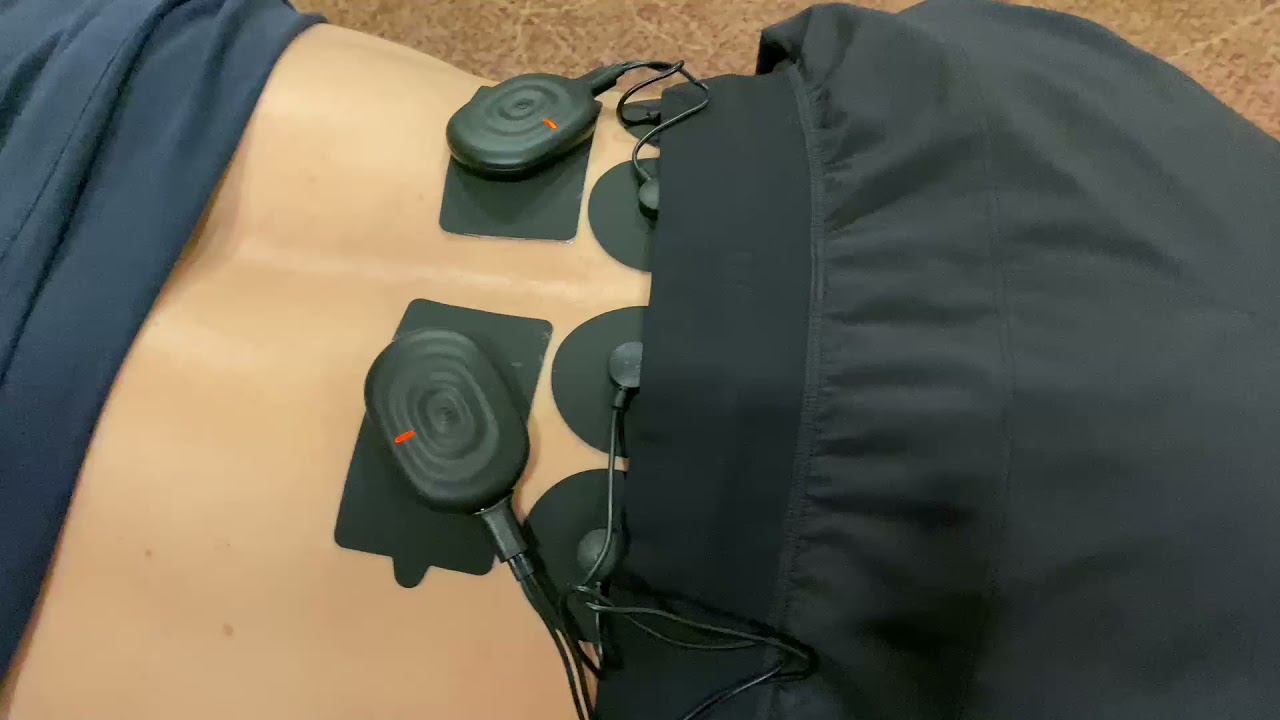 PowerDot 2.0 Smart Pain Relief on Lower Back
