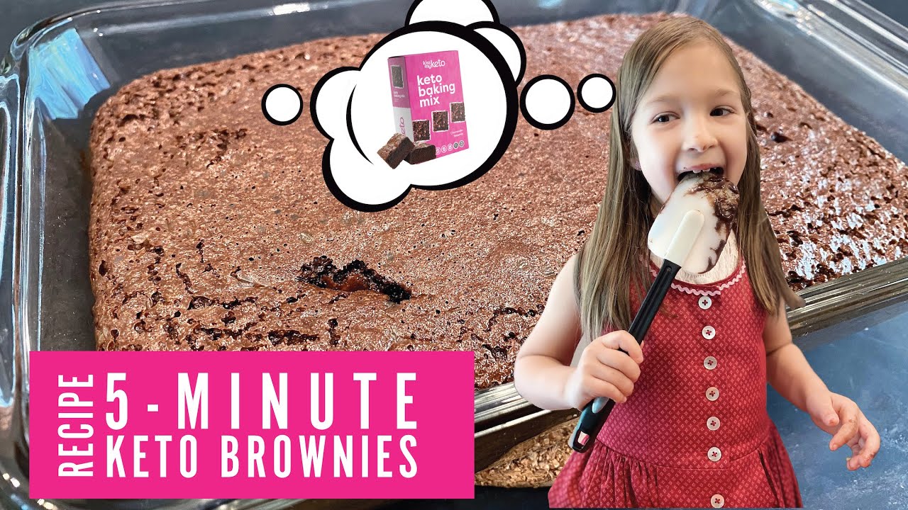 Quick and Easy Keto Brownies Recipe [Using Kiss My Keto Baking Mix]