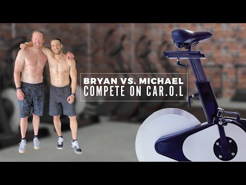 Bryan vs. Michael Compete on CAROL REHIT Bike