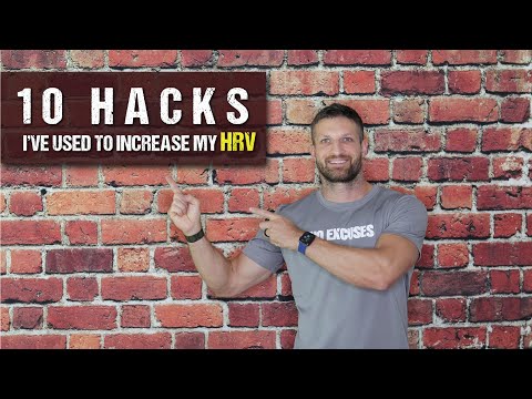 How I've INCREASED my HRV by 50% [10 HACKS]
