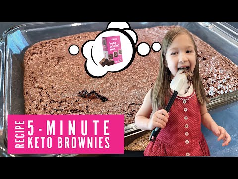 Quick and Easy Keto Brownies Recipe [Using Kiss My Keto Baking Mix]