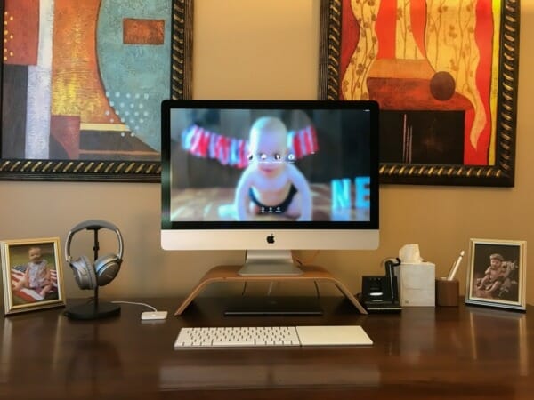 Tidy up your desk with HiRise 2 and BackPack by Twelve South