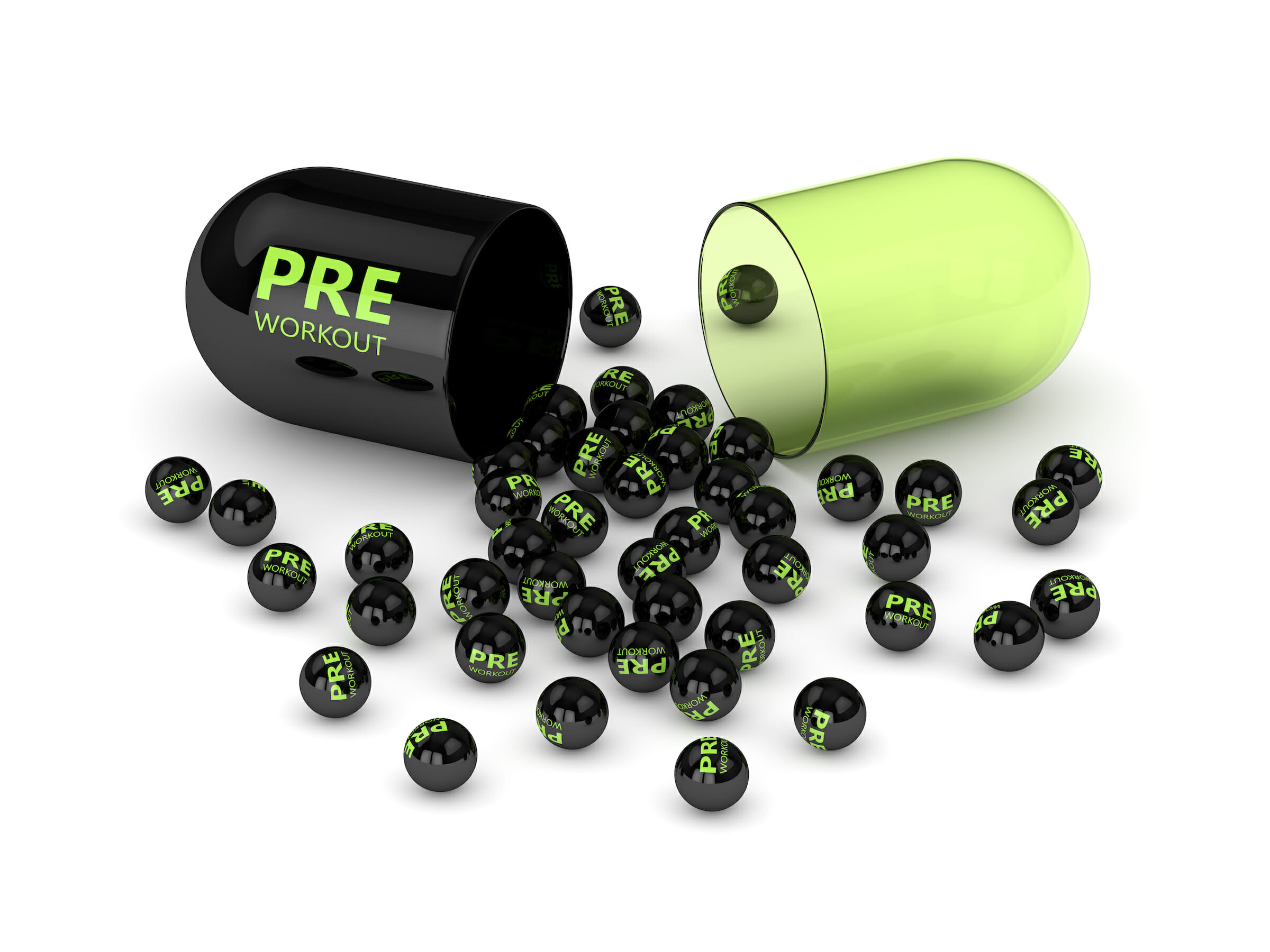 Pure Wod Clean Pre Workout Supplement for Crossfit, Paleo, Caffeine from Green Tea, Includes BCAA, Creatine, Arginine, Carnitine, Citrulline