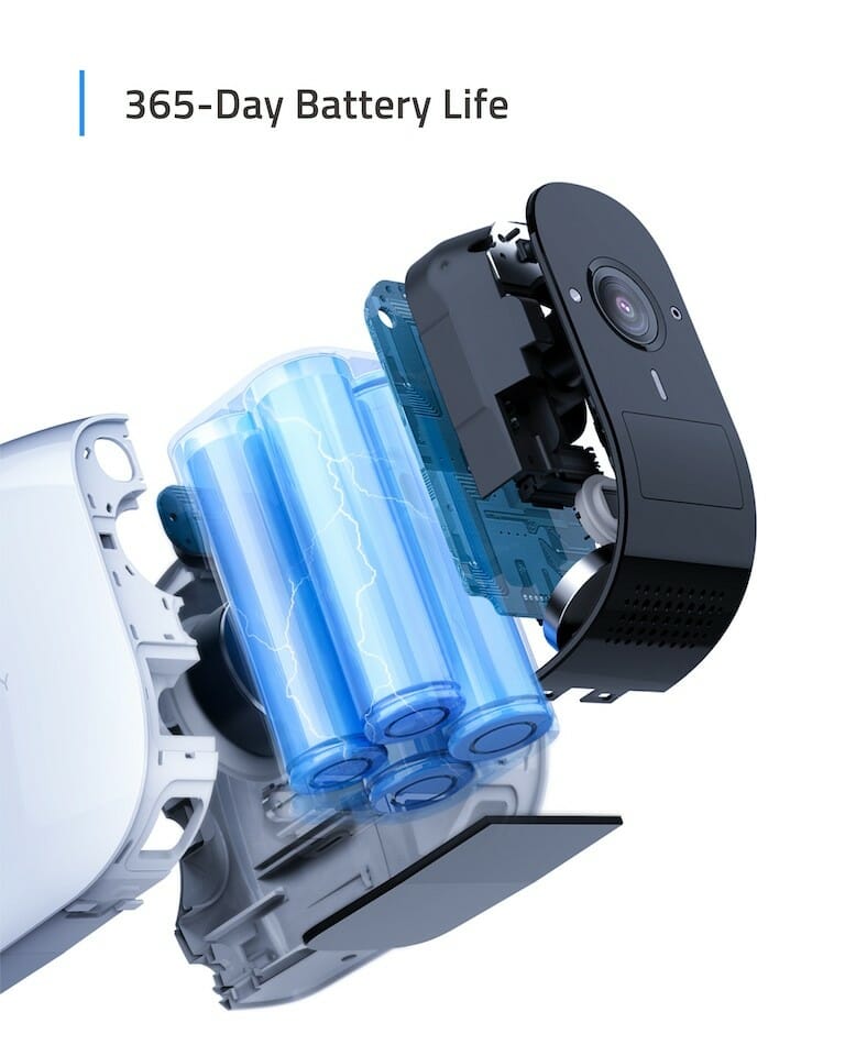 eufyCam E lasts one year on a single charge