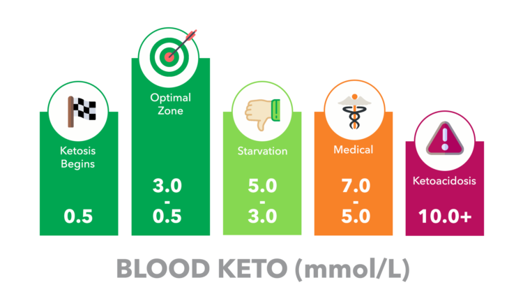 Blood ketone levels