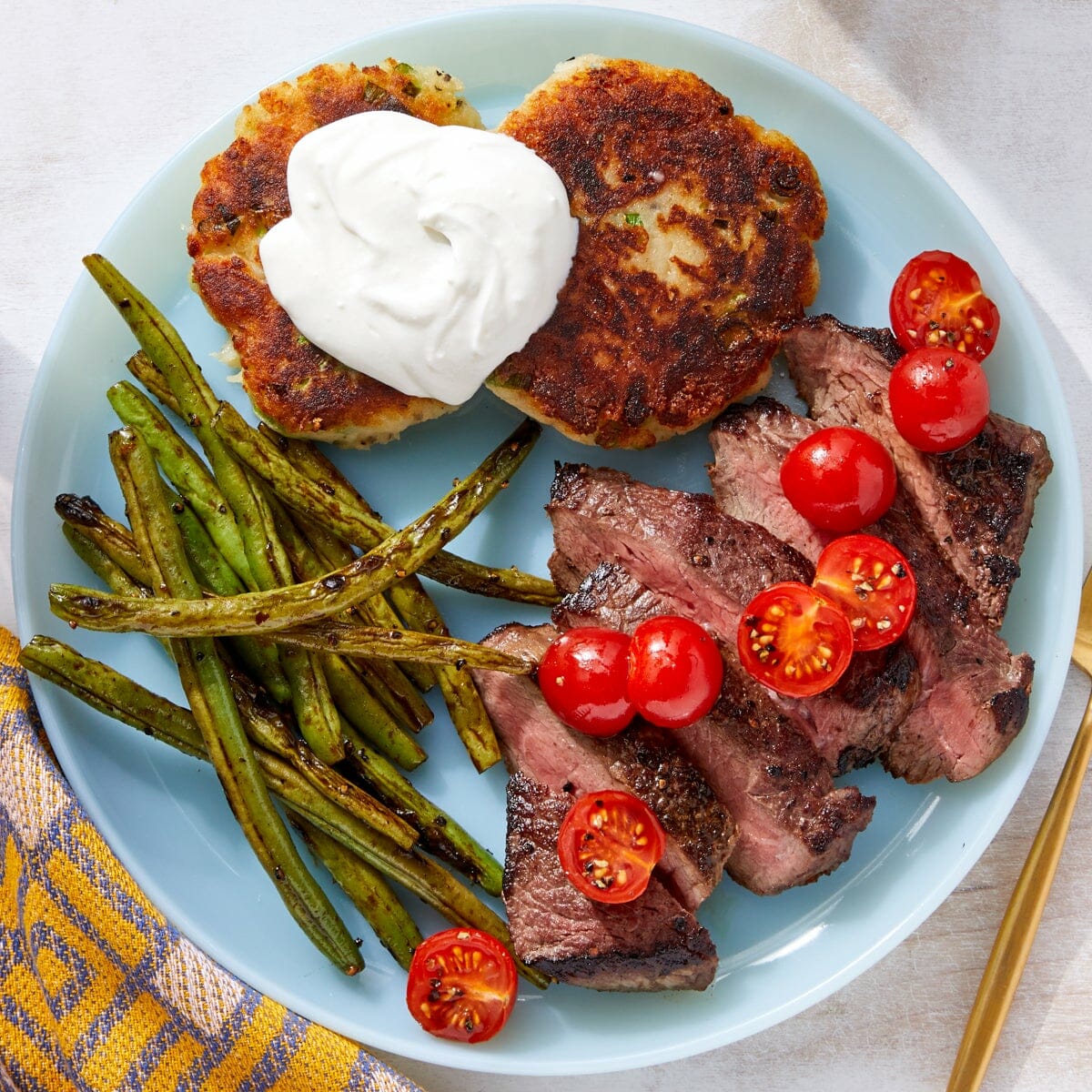 Blue Apron - Seared Steaks & Green Beans