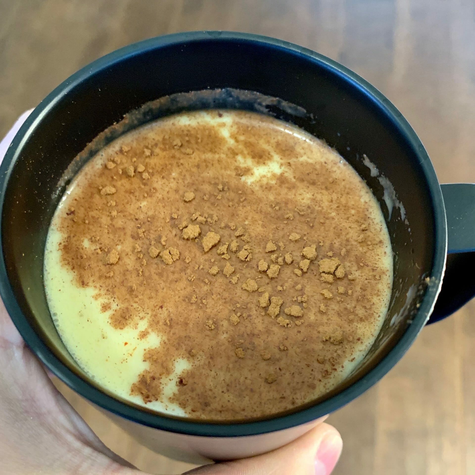 Keto Turmeric Latte with cinnamon