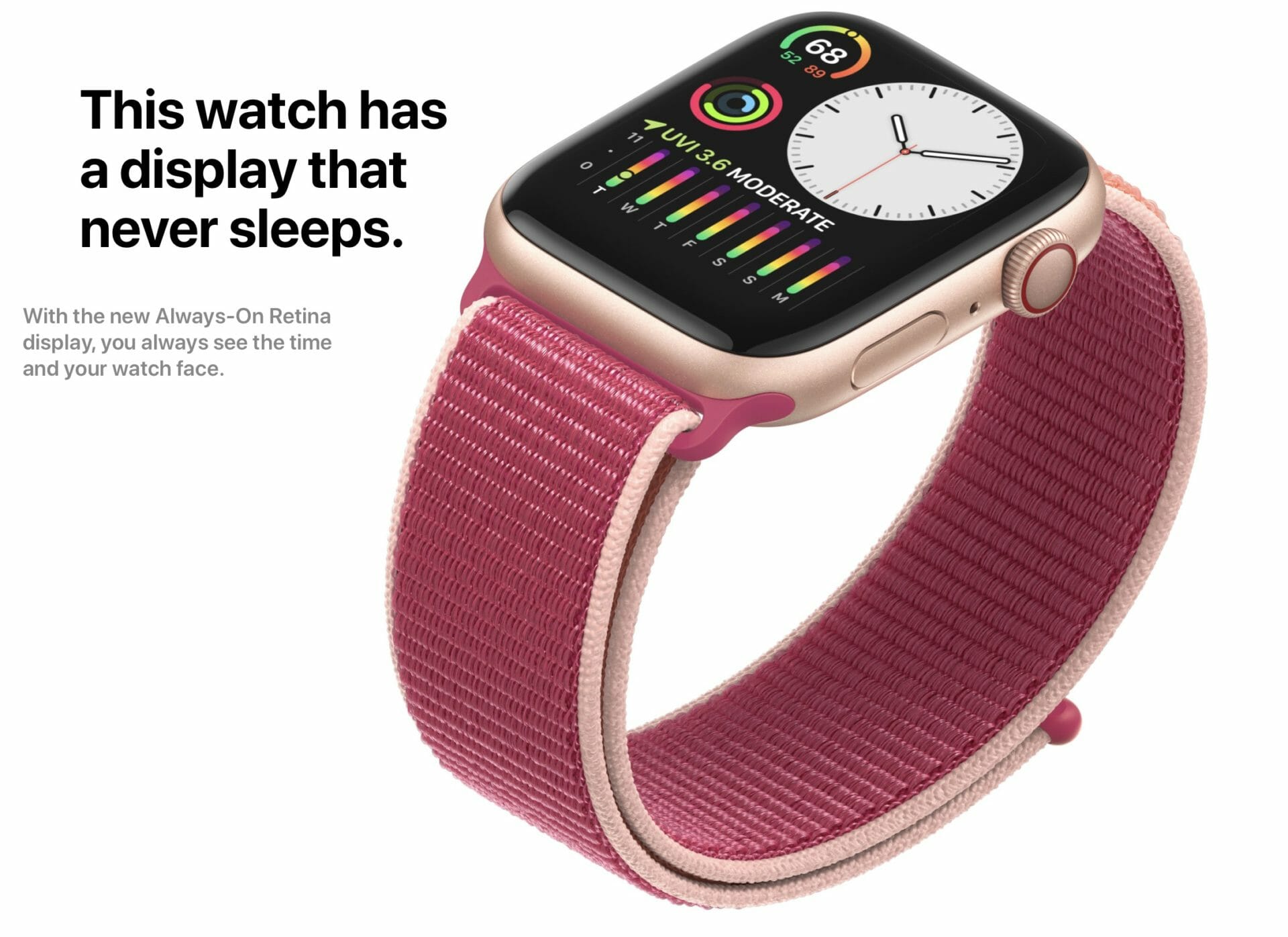 Apple Watch Series 5 - Always-On Retina Display