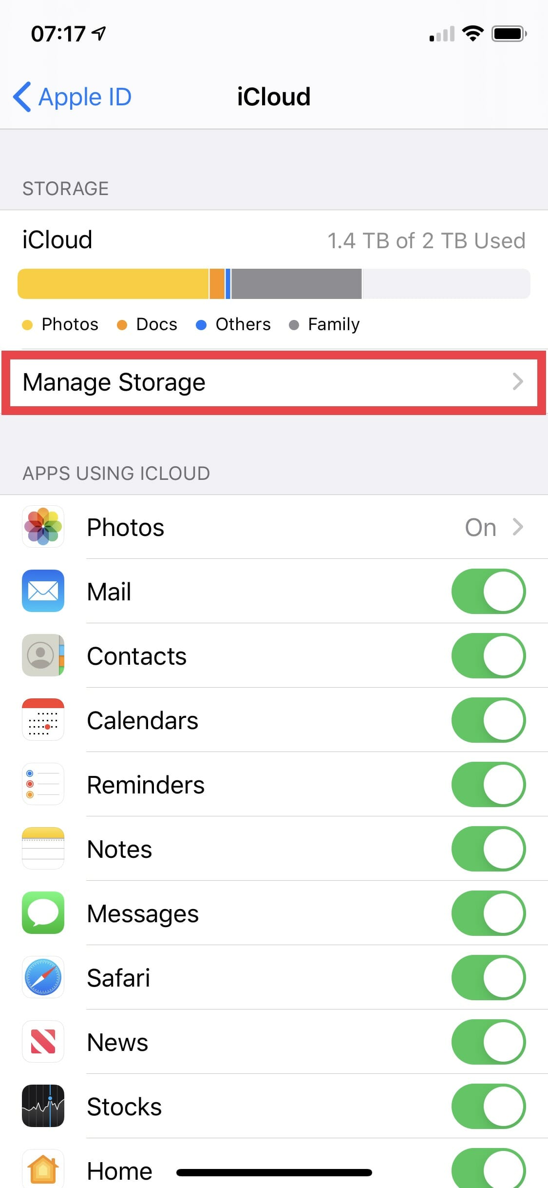 Do not delete photos from an iPhone to free up space