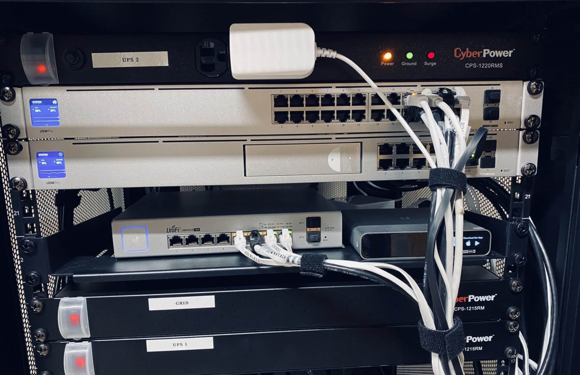 UniFi Dream Machine Pro in my rack